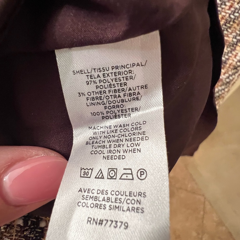 Ann Taylor Black and Brown Tweed Mini Dress - Picture 6 of 6